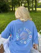 Not of This World Tee — Pastel Floral Graphic Cotton T-Shirt