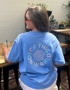 Not of This World Tee — Pastel Floral Graphic Cotton T-Shirt